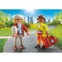 Playmobil-SET 2 FIGURINE PARAMEDIC CU PACIENT Playmobil - 3